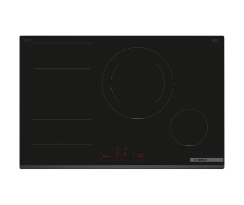 Bosch Seeria 6, laius 80,2 cm, raamita, must - Integreeritav induktsioonpliidiplaat