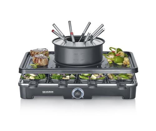 Severin, 1400 W, must - Raclette grill ja Fondüü