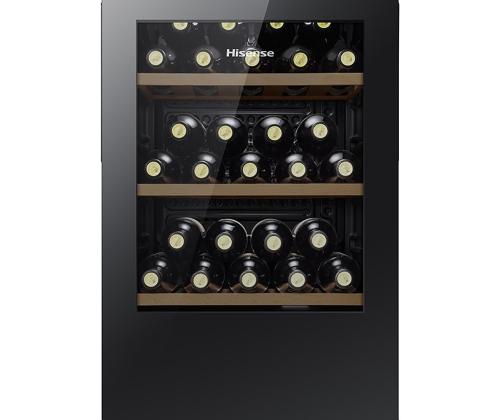 Hisense, maht: 30 pudelit, must - Veinikülmik