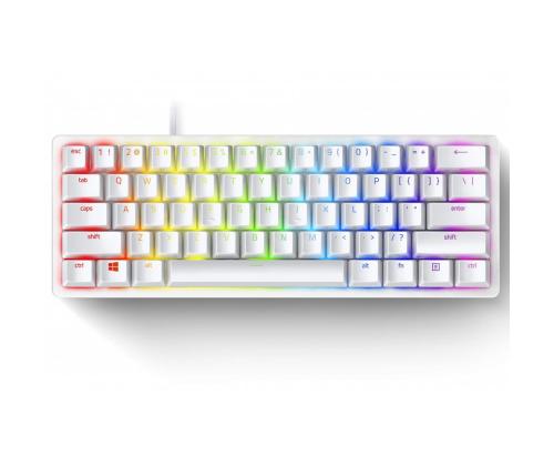 Razer Huntsman Mini Mercury Edition Purple Switch, SWE, valge - Klaviatuur