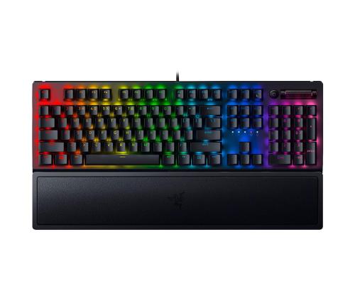 Razer BlackWidow V3 Razer Yellow Switch, SWE, must - Mehaaniline klaviatuur
