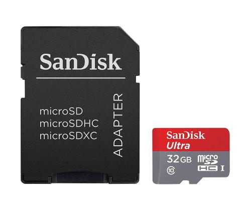 MicroSDXC mälukaart SanDisk Ultra + adapter (32 GB)