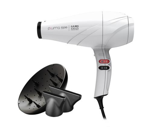 GA.MA, Pluma 5500 Oxy-Active, 2400 W, valge - Föön