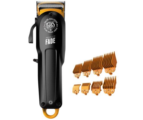 GA.MA Absolute Fade, 0.8-25 mm, must/kollane - Juukselõikur