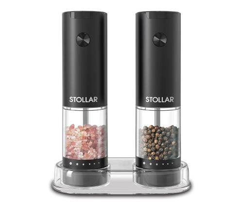 Stollar the Salt & Pepper, must - Soola- ja pipraveski