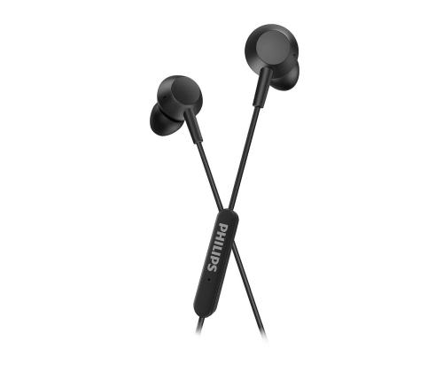 Philips TAE5008BK, USB-C, mikrofon, must - Juhtmega kõrvasisesed kõrvaklapid