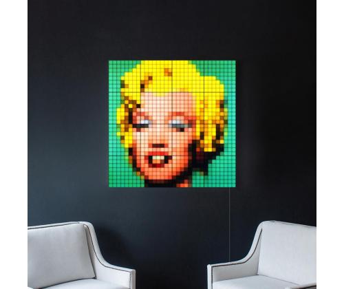 Twinkly Squares, 3 paneeli, IP20, laienduskomplekt, must - Nutikad valguspaneelid