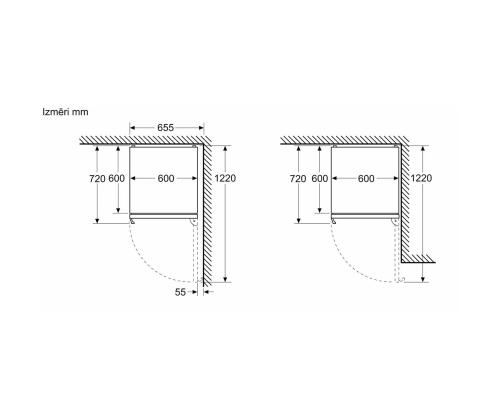 Bosch, NoFrost, 363 L, kõrgus 203 cm, roostevaba teras - Külmik