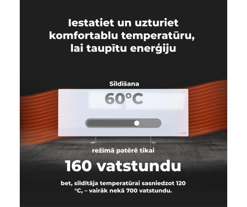 Aeno, 700+ W, valge - Premium Eco Smart kütteseade