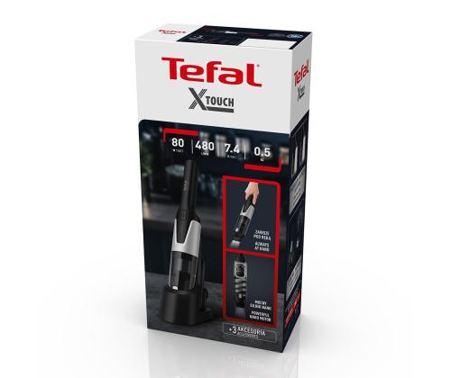 Tefal X-Touch, 80000 p/min, hall/must - Käsitolmuimeja