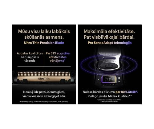 Braun Series 9 Pro+ Wet & Dry, 6-ühes SmartCare keskus ja PowerCase reisikarp, tumehall - Pardel