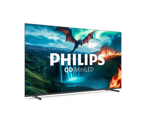 Philips MLED820, 65'', 4K UHD, QD Mini LED, must - Teler