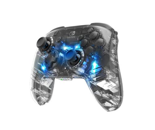 PDP Afterglow Wireless Deluxe, Nintendo Switch, läbipaistev - Juhtmevaba pult