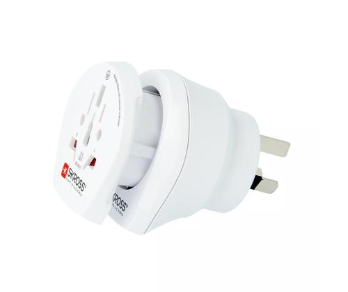 Skross Combo World to Australia / China, valge - Reisiadapter