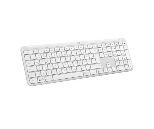 Logitech Signature Slim K950, US, valge - Juhtmevaba klaviatuur