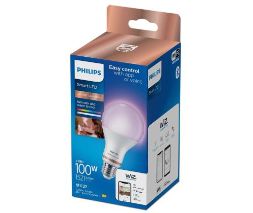 Philips WiZ LED Smart Bulb, 100 W, E27, RGB - Nutivalgusti