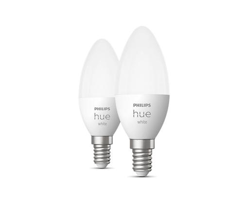 Philips Hue White, E14, pehme valge, 2 tk - Nutivalgusti