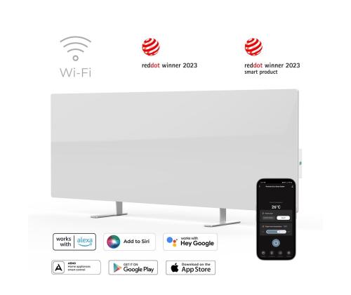 Aeno, 700+ W, valge - Premium Eco Smart kütteseade