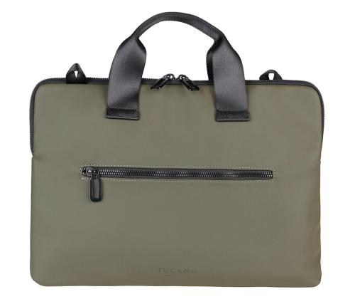 Tucano Gommo Slim Brief, 14'', roheline - Sülearvutikott