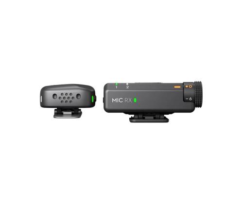 Dji Mic Mini, 1 TX + 1 RX, must - Juhtmevaba mikrofon