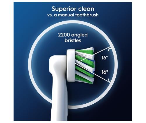 Braun Oral-B Cross Action Pro, 6 tk, valge - Varuharjad