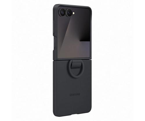 Samsung Silicone case, Galaxy Flip7, must - Silikoonümbris