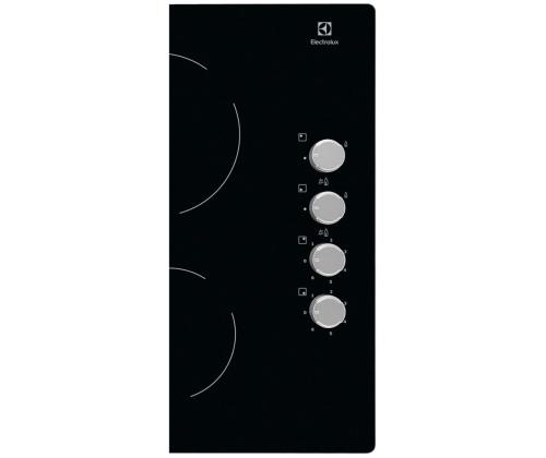 Electrolux, laius 58 cm, must - Integreeritav gaasi/elektripliidiplaat