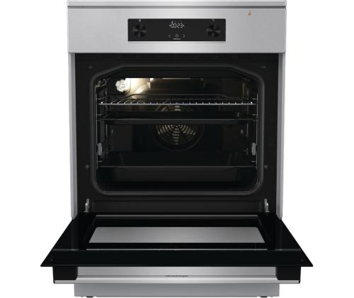 Gorenje, 71 L, laius 60 cm, roostevaba teras - Induktsioonpliit elektriahjuga