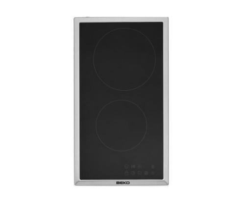 Beko, laius 28,8 cm, terasraamiga, must - Integreeritav keraamiline pliidiplaat