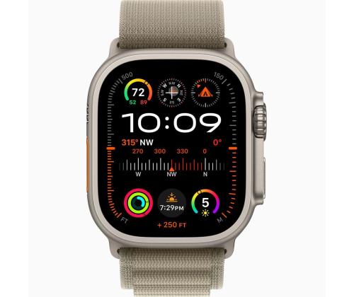 Apple Watch Ultra 2, 49 mm, Alpine Loop, Small, roheline - Nutikell