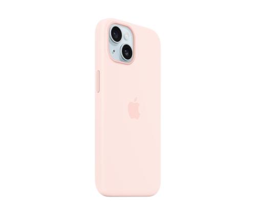 Apple Silicone Case with Magsafe, iPhone 15, roosa - Ümbris