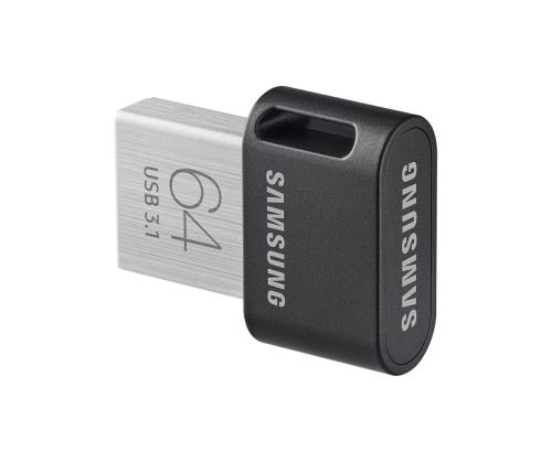 Samsung FIT Plus, USB 3.1, 64 GB, must - Mälupulk