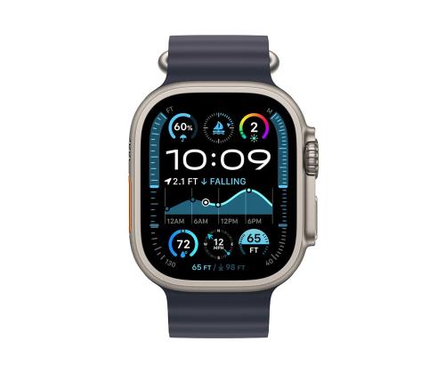 Apple Watch Ultra 2, 49 mm, Ocean Band, tumesinine - Nutikell