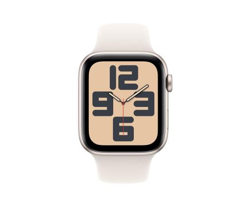 Apple Watch SE, 44 mm, GPS, sport band, M/L, beež alumiinium / beež - Nutikell