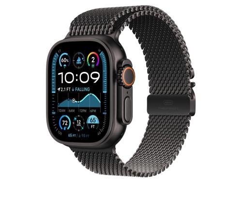 Apple Milanese Loop, 49 mm, Medium, must titaan - Kellarihm