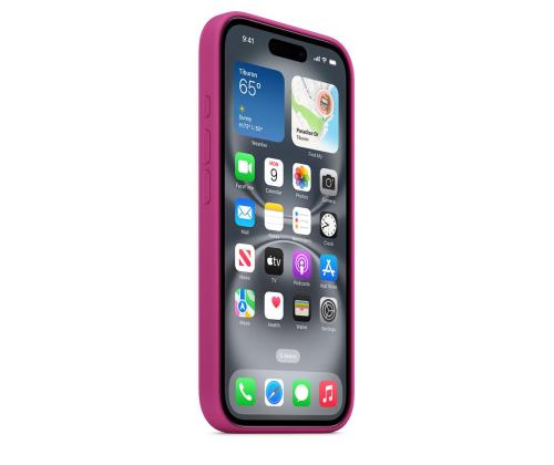 Apple Silicone Case with Magsafe, iPhone 16, roosa - Ümbris