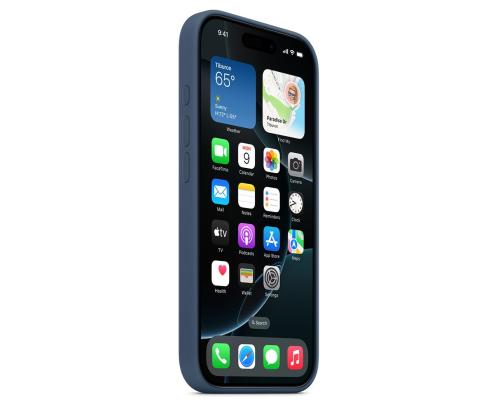 Apple Silicone Case with Magsafe, iPhone 16 Pro, sinine - Ümbris