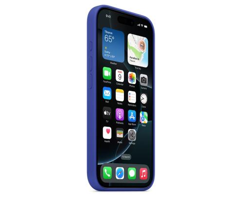 Apple Silicone Case with Magsafe, iPhone 16 Pro, sinine - Ümbris
