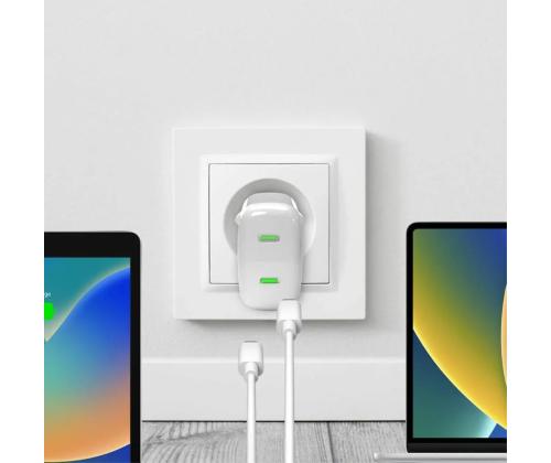 Puro MiniPro, USB-C, 35 W, valge - Laadimisadapter