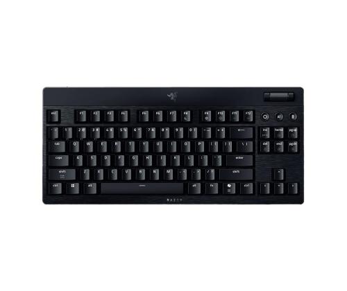 Razer BlackWidow V4 Low-Profile HyperSpeed, clicky, TKL, US, must - Juhtmevaba klaviatuur