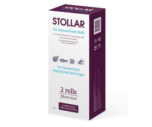 Stollar VacuumFresh, 28 cm x 6 m, 2 tk - Kilerullid