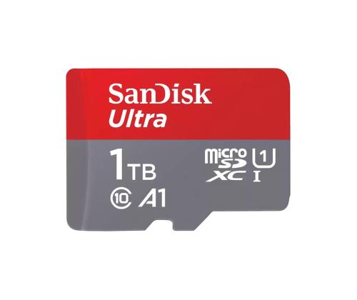 SanDisk Ultra microSDXC, 1 TB, hall - MicroSD mälukaart SD adapteriga
