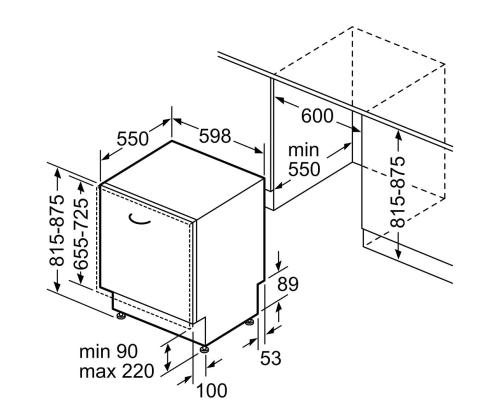Integreeritav nõudepesumasin Bosch (14 nõudekomplekti)