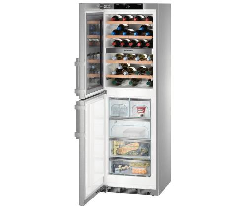 Liebherr, jäämasin, 48 pudelit, kõrgus 185 cm, roostevaba teras - Veini-sügavkülmik