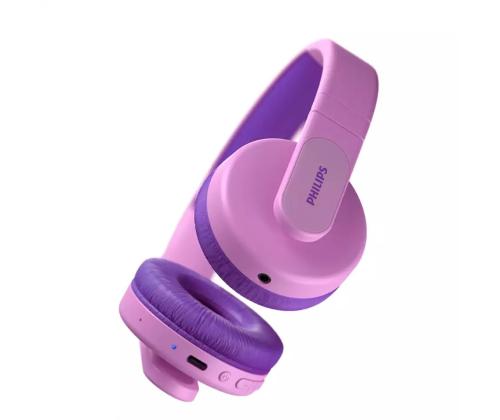Philips TAK4206BL/00, roosa - Laste juhtmevaba kõrvaklapid
