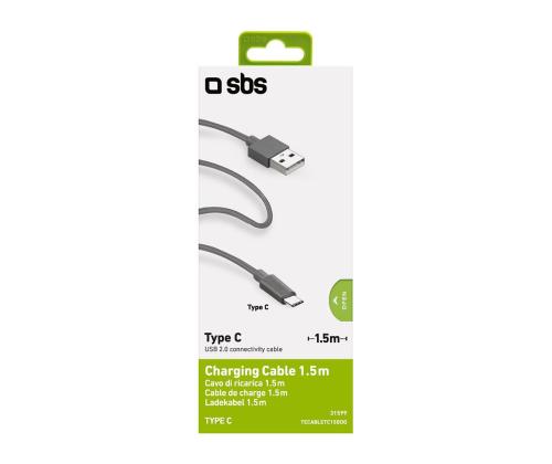Kaabel USB-A - USB-C SBS (1,5 m)