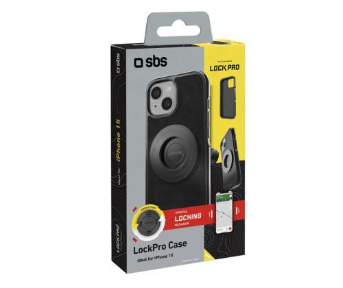 SBS LockPro case, iPhone 15, must - Nutitelefoni ümbris