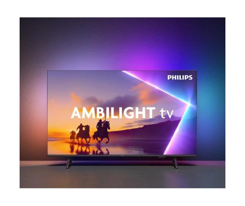 Philips PUS8510, 55'', 4K UHD, QLED, must - Teler