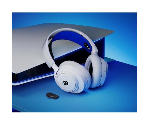 SteelSeries Arctis Nova 7P Wireless, PlayStation 5, valge - Juhtmevaba peakomplekt