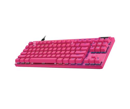 Logitech Pro X TKL Rapid, US, roosa - Klaviatuur